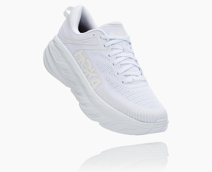 Tenis Hoka One One Hombre Blancos - Bondi 7 - QOYE61453